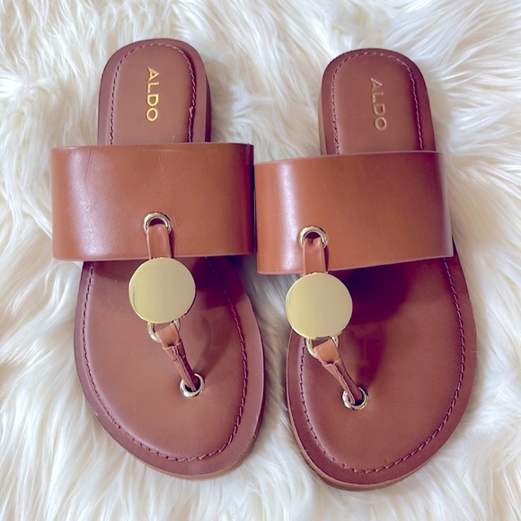Aldo Shoes - New with Box Aldo Sandals with Gold Detail